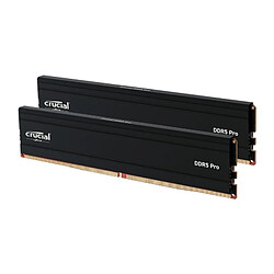 CRUCIAL Mémoire RAM DDR5 PRO - Kit 128GB (2 x 64GO) - 5600 MT/s - CL46