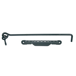 Crochet diamètre 8mm vis 500mm avec crémaillère cataphorèse noir TORBEL 9243504