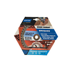 Norton Disque diamant brique - 115 mm