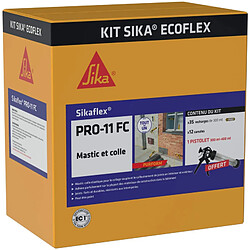 Kit SIKAFLEX PRO 11 FC ECOFLEX 35 poches recharges blanc + 1 pistolet SIKA 665536