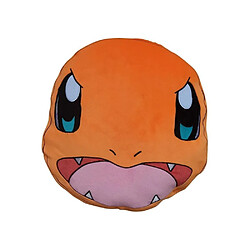 Coussin premium 3D - POKEMON - Visage Salameche - Microfibre - 40 cm
