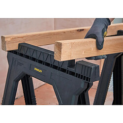 Avis Lot de 2 tréteaux pliables JUNIOR charge 362kg STANLEY STST1 70355