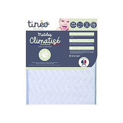 Matelas bébé climatisé compressé - 70 x 140 cm - Epaisseur 11 cm - TINEO