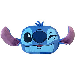 Coussin cocon 3D Lilo & Stitch, microfibre, 30 cm, Disney