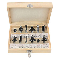 Coffret de fraises HIKOKI 711016 HM 6 mm (12 pièces)