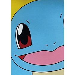 Coussin Double Face - POKEMON - Pikachu et Squirtle - Microfibre - 40 x 40 cm pas cher