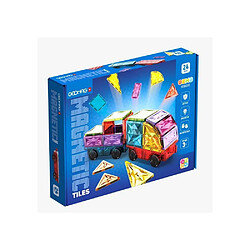 Tuiles magnétiques - GEOMAG - Tiles Gems Vehicles - 24 pieces - Effet cristal - Des 3 ans