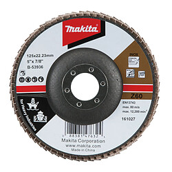 Disque à lamelles MAKITA B-53936 Z 125/22,23 Grain 60