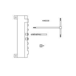Otlav Mèche pour fiches Exacta - 16 mm