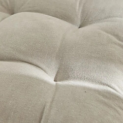 Assise matelassée - TODAY - CHARME - Chambray x Petite Broderie Berenice - 40 x 40 cm pas cher