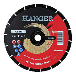 Hanger Disque carbure multi-matériaux - 230 mm