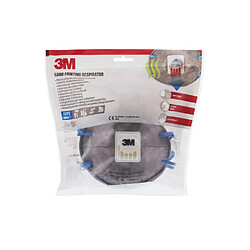 3M Lot de 2 masques anti-odeurs avec valve Pack Peinture FFP2