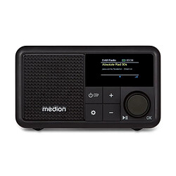 Mini Radio - MEDION - DAB/FM - Mono 2W RMS - Noir