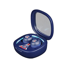 Écouteurs sans fil - KONIX - PSG - Autonomie 8 h + 15 h avec boîtier - Résistance a l'eau IPX4 - Bluetooth - Bleu