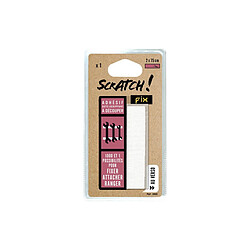 Ss marque Bande scratch adhésive - Noir