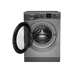 Lave-linge hubot HOTPOINT NSWM946GGFR - 9 kg - Induction - L60cm - 1400 trs/min - Graphite