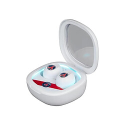 Écouteurs sans fil - KONIX - PSG - Autonomie 8 h + 15 h - IPX4 - Bluetooth - Blanc