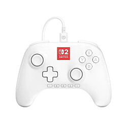 PowerA Manette de jeu - Nintendo Switch 2 - Lumectra - Filaire - Blanc - Power A