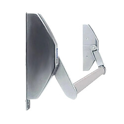 Antipanique à serrure mortaiser carré de 8 mm argent TESA 1970908PP