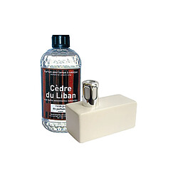 COFFRET LAMPE BRIQ.BLC+500ML CEDRE LIB LAMPE DU PARFUMEUR - 0281