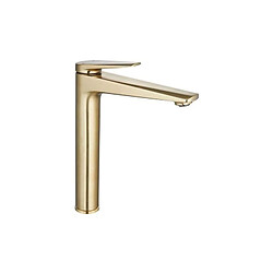 Ss Marque Edouard Rousseau - Mitigeur Lavabo GLOSS HAUT - Laiton Brossé