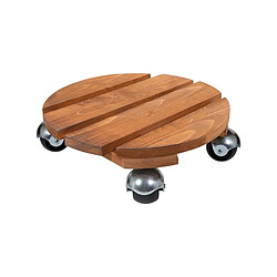 Ss Marque ROULE PLANTE ROND 30CM BOIS NATUREL LOUIS MOULIN - 8300