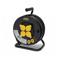 Enrouleur chantier VELAMP 4 prises H07RN-F3G1.5MM2 NF CE - IP44 de 25M