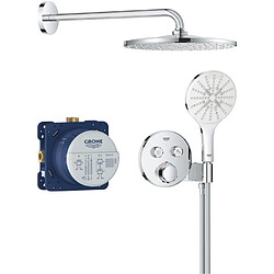 Ensemble de douche encastré - Tous jets - Mitigeur thermostatique - GROHE - 34877000 - Gris