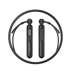 Impédancemètre et corde à sauter connectés 180kg/100g noir - GYMFITCONNECT - TERRAILLON pas cher