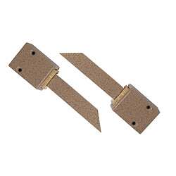 Jeu de tringles Heracles pour serrure 3 points MX2500 + gâche P 1000 brune