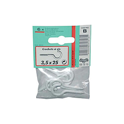 Vynex Crochet acier - Blanc