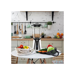 Blender - JOCCA - 350 W - Bol en verre 1 L + Bouteille 600 ml - Noir