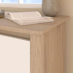 Acheter Buffet bas - BETTY - Panneaux de particules - Blanc/Chêne - 4 portes - 1 tiroir - PARISOT