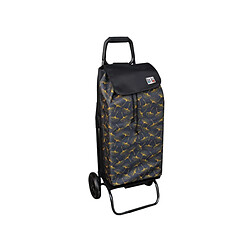 Poussette de marché 2 roues 55l noir - 8212-596 - SIDEBAG