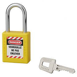 Cadenas de consignation anse acier 40mm jaune FTH THIRARD 00091262