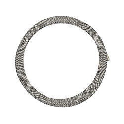 Câble acier galvanisé 7x7 diamètre 4mm couronne 100m CHAPUIS C4100L