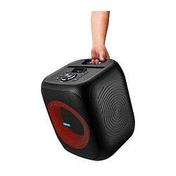 Enceinte - MEDION - Compact - 50W RMS - Anneau LED multicolore