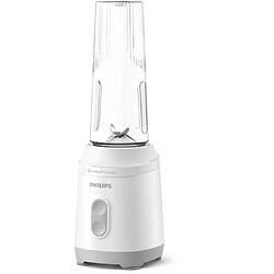 Mixeur - PHILIPS - HR2670/01 - Série 3000 - Blanc - Bouteille Blend & Go 0,6 L - 350 W