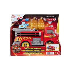 Cars Camion de pompiers rouge Red & Guido - Lanceur d’eau pas cher