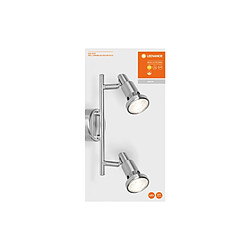 PLAFONNIER LED SPOT 2X2.6W CHAUD LEDVANCE - 4058075540545