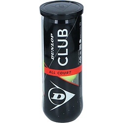 Lot de 3 balles de tennis - Jaune