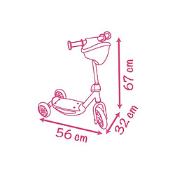 Avis SMOBY Corolle Patinette 3Rdes 3 ans