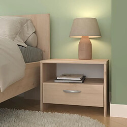 Acheter PARISOT Chambre complete adulte VARIA - Lit 140x190/200 + 2 chevets + 1 commode + 1 armoire avec...