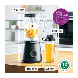 Blender - BOSCH - VitaPower/MMB614GO - Revetement noir