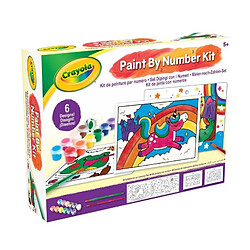 Kit de peinture par numéro - CRAYOLA - 6 gabarits de peinture - Des 5 ans
