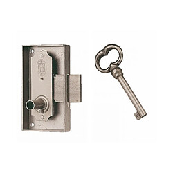 Select Serrure de bibliothèque monopoint - Acier brossé