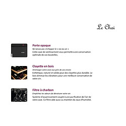 Cave a vin de vieillissement - LE CHAI - LMV1380D - 156 bouteilles - Classe G - 60 x 67 x 156 cm pas cher