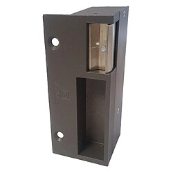 Gâche en applique à émission droite 120mm 12 24V AC DC + varis HERACLES PCA 1017D