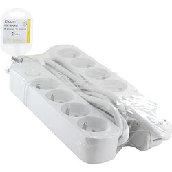 Avis Lot de 2 blocs multiprises 4x16A + interrupteur - 1,5m - Chacon