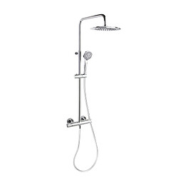 Colonne de douche thermostatique THESSALYS 3 jets Ø240 GARIS H02 COL THM